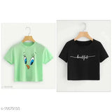 Cotton short-sleeved Pretty Fabulous Women T-shirts, printed pattern featuring vibrant colors and feminine designs, available in sizes S-XL