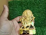 Maa Durga Ji metal god idol, intricately crafted Indian figurine, 1.5 cm tall and wide