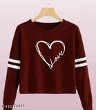 Cotton Blend printed crop top t-shirt for women, ideal for summer - S, M, L, XL (India)