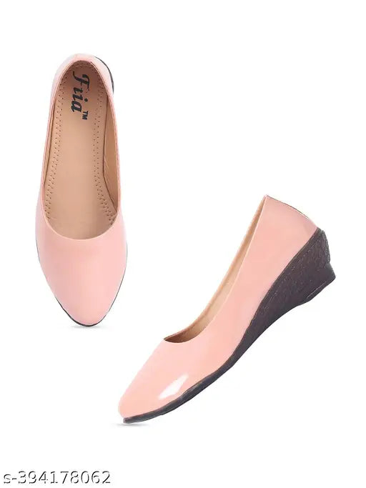 Stylish pink synthetic Fiia women's bellies with buckle fastening - comfortable Aimix sole for everyday wear (India)