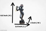 Marble Dust Iskon Radha Krishna Statue, 9-inch Krishna Idol for Pooja Room decor