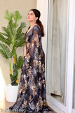 Multicolor Chiffon Sattin Patta Saree with Solid Net Blouse, Indian ethnic wear, 100% genuine, free size