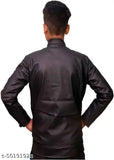 Black waterproof jacket for boys, winter wear