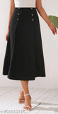 Style Loft black skirt, midi length, elastic waistband