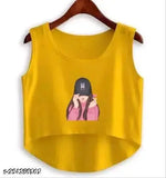 Delux Look Branded premium cotton Sandoo T-shirt, sleeveless, printed net design