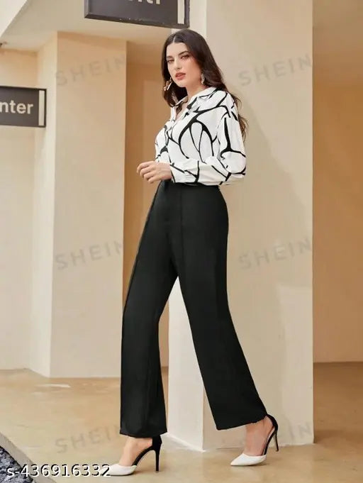 Classy crepe top and bottom set for women, Indian fashionista wear