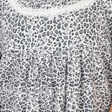 Handloom cotton nighty, printed with vibrant Indian patterns in XL, XXL, and Free Size