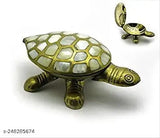 Golden brass SkyWalker metal turtle with secret wish compartment, home decor item for festive gifting or spiritual use