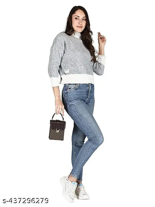 Black leather sling bag for women, with top carry handle and detachable shoulder strap