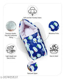 Kotton Candy Blue Kitty Printed 3-in-1 Sleeping Bag/Carry Bag/Bedding Set (0-6 months), soft & breathable cotton, unisex and stylish design