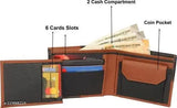 PU Classic world casual wallet, solid color, 2 compartments, free size