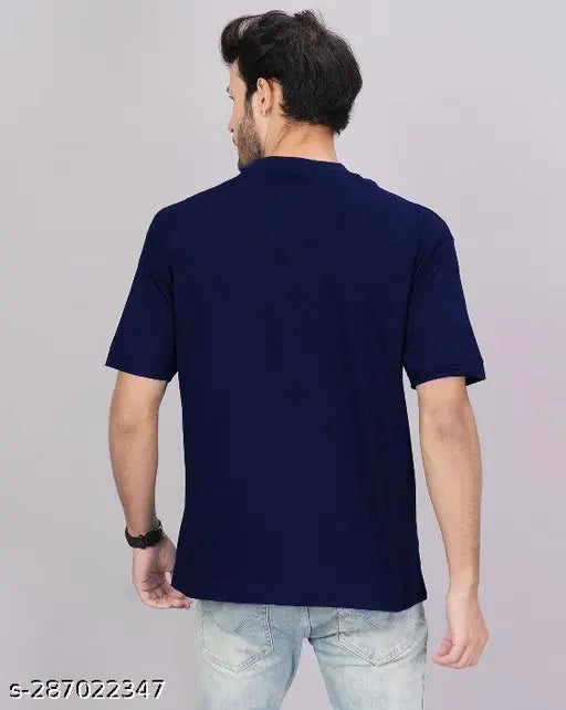 Oversized cotton printed t-shirt for men in multiple sizes (S-6XL) and colors (Black, Bottle Green, Brown, Maroon, Navy Blue, Pink, Light Green, White), featuring funky prints. Made in India