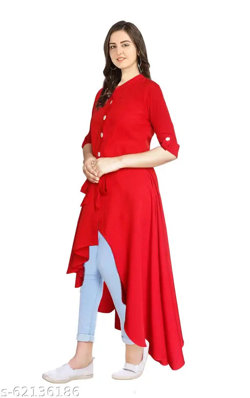 Glitter crepe kurta dress for women and girls, front slit open design, solid color, short sleeves, XS-XXL sizes available