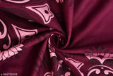 Floral multi microfiber cotton bedsheet set, superfine quality with pillow cover (4.8ft X 7.3ft), ideal for summer use on single bed