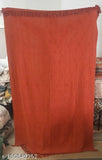 Red cotton jacquard soft plush diamonds throw