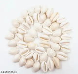White ABS Aashirwad Collection KodiLaxmi Cowries for Lakshmi and Diwali Pooja, Indian religious decor