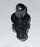 Marble stone Shivling Murti, intricate detailing, black Shivling, big size, home decor, Indian craftsmanship
