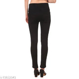 Best quality women's jeans/women 4 button jeans/women black jeans