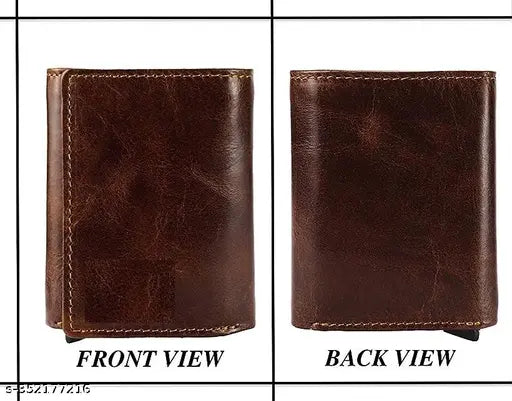 Metal branded card holder & wallet, solid design, free size (L10cm x W10cm), Made in India