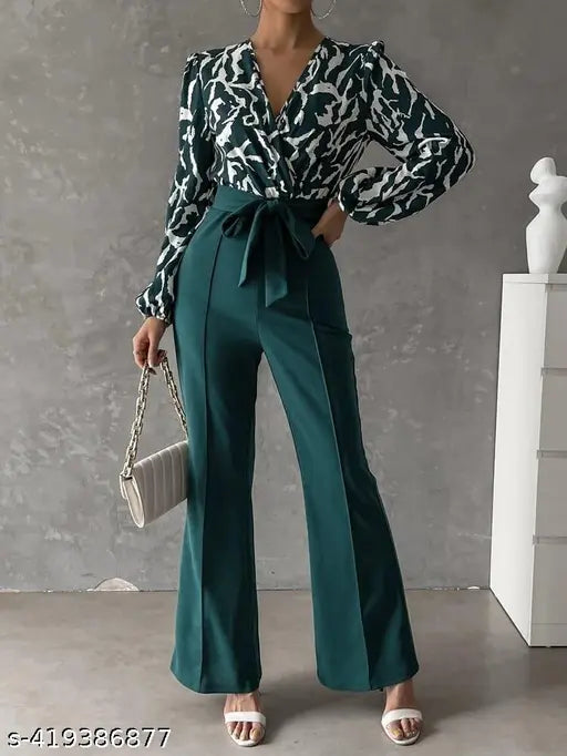 Classic Latest women's Lycra jumpsuit, solid net, long sleeves, available in sizes S-XL