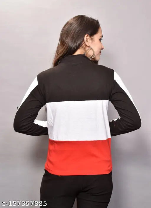 Red and white micky print women's oversized t-shirt with cotton material