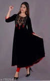 Rayon embroidered Chitrarekha alluring kurti, three-quarter sleeve length, S-XXXL sizes available