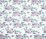 Floral white, 220 TC supersoft premium cotton double bedsheets with wrinkle-free, breathable floral print, ideal for summer, adult use, and includes 2 king size pillow covers