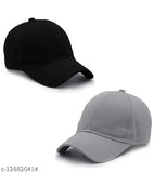 Gray adjustable cap, suitable for men and women, ideal for summer season running workouts and outdoor activities