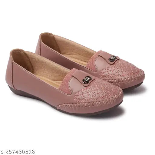 Synthetic leather, attractive ethnic loafers from VLANCO's latest collection for women and girls