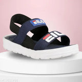 Bright blue casual sports sandals for kids boys and girls with beads technology sole memory foam insole running walking sandals for girls