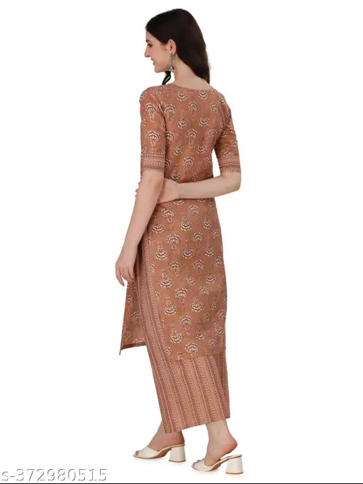 Cotton Kurta & Plazoo Set, lightweight & breathable daily wear, featuring exclusive designs & comfortable fabrics. Indian made, perfect for long-term wear