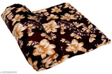 Lightweight microfiber coffeeflower double AC blanket - eGizmo's 100% hypoallergenic floral print for a cozy, snug seasonal comfort