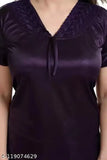 Soft satin women's night suit Patiala pack of 2, comfortable for work and sleep in various sizes (S-XL & Free Size)