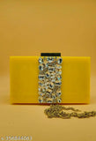 Resin clutch bag, gold with unique pattern, designer handbag, purse for casual party or bridal