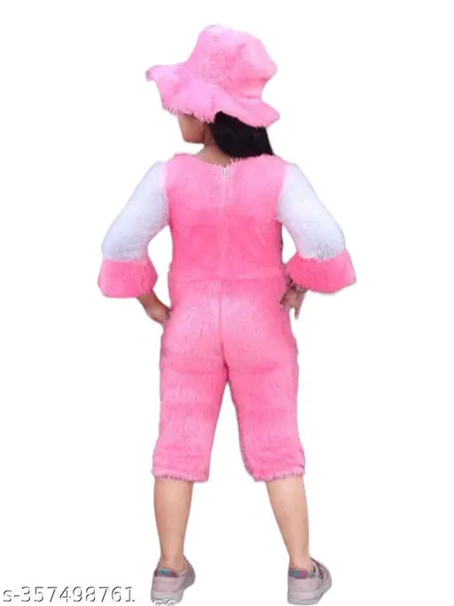 Wool winter dress pack of 1 (colorblocked), three-quarter sleeves, suitable for children ages 9-10 years, India origin