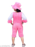 Wool winter dress pack of 1 (colorblocked), three-quarter sleeves, suitable for children ages 9-10 years, India origin