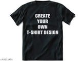 Personalized round neck, cotton t-shirt with custom photo text. Men's and women's sizes available for special occasions like holidays or personal milestones
