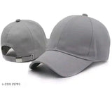 Trendy men's cotton canvas baseball cap, solid pattern, Indian origin