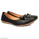 Synthetic leather slip-on fancy bellies for women, stylish and comfortable footwear by Aishwary Glams