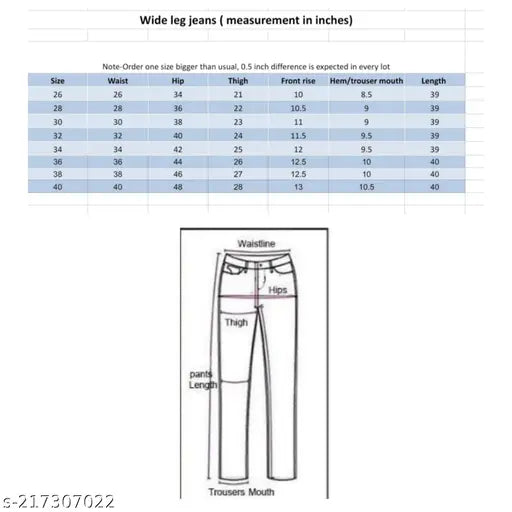 Baggy Jeans,Heart print wide leg denim Jeans- Dark blue