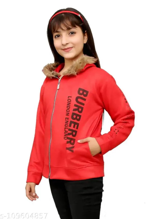 Black faux fur collar jacket, girls, tinkle fashion