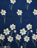 Pure cotton floral double bedsheet & 2 pillow covers, ideal for mild winter adults. Made in India