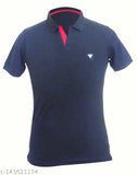 John Jasper cotton blend half sleeves polo t-shirt in pack of 1, perfect for men's casual wear