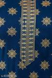 Rayon gold foil print women's kurta set with palazzos, solid net design, three-quarter sleeves, India origin