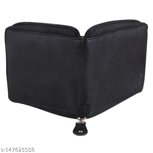 High-quality leather wallet, holds 4 cards, slim design, coin pocket with button closure, ideal gift in branded box