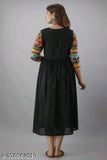 Printed rayon long anarkali kurti