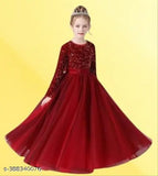 Butterfly net gown for girls, trending Indian fashion in various sizes (5-16 years)