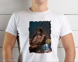 Thalapathy Vijay Leo printed polycotton blend men's T-shirt, round neck, half sleeves, ultra soft, comfortable, lightweight
