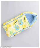 Giraffe yellow cotton baby sleeping bag with carry bag and bedding set, new born gift for 0-6 months