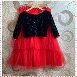 Unique designer velvet lehenga choli for girls, long-sleeved net lehenga, various sizes from 1-12 years, Indian traditional attire